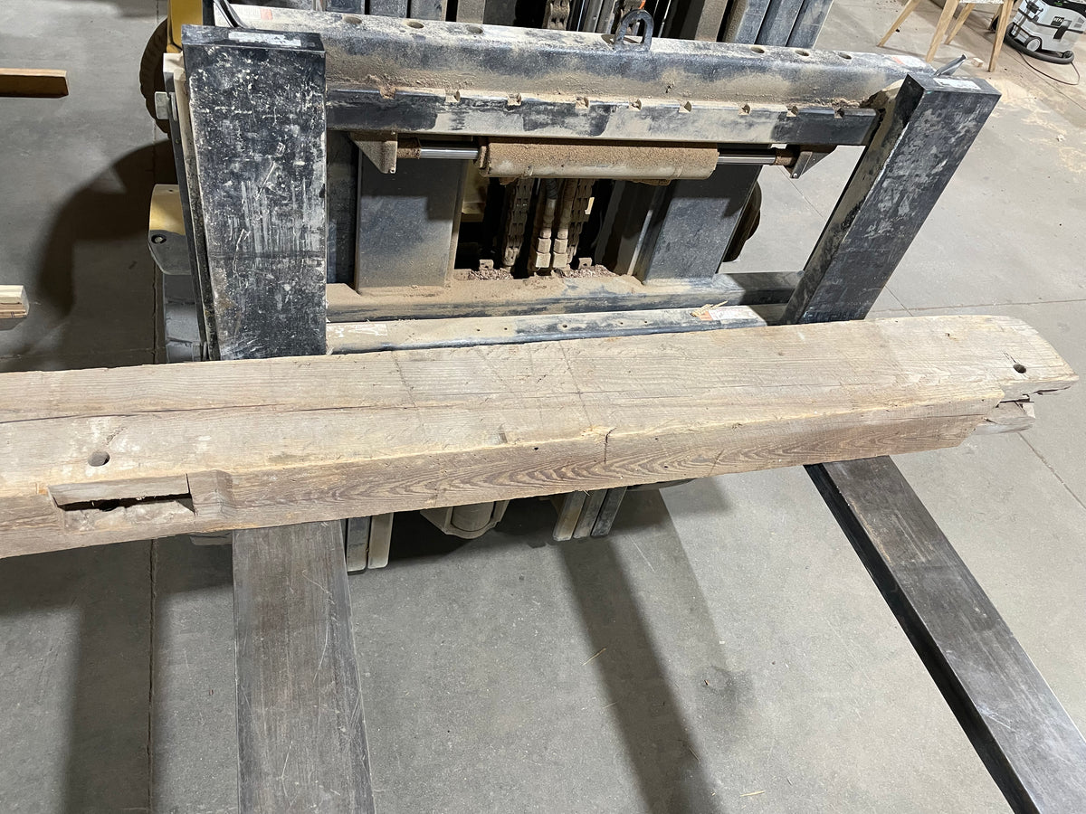 Yellow Pine Barn Beam (2967) 78” L X 6-8.25” W X 8.25” T