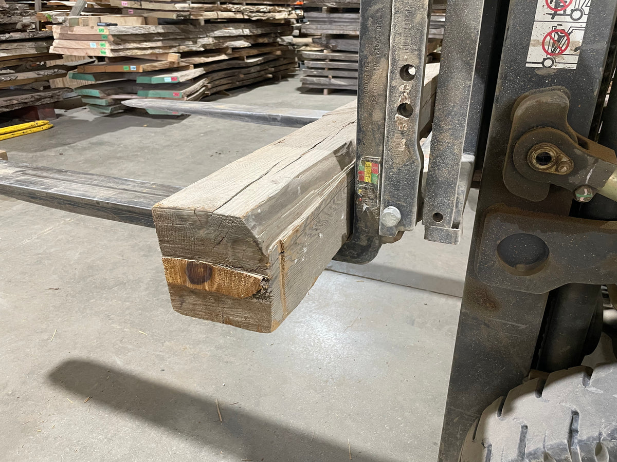 Yellow Pine Barn Beam (2968) 71” L X 6.75-7” W X 7” T