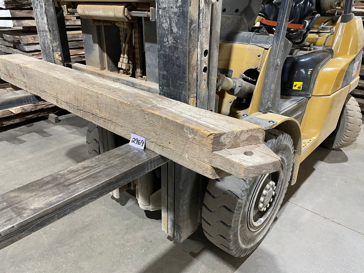 Yellow Pine Barn Beam (2969) 74” L X 5.5-6” W X 6” T