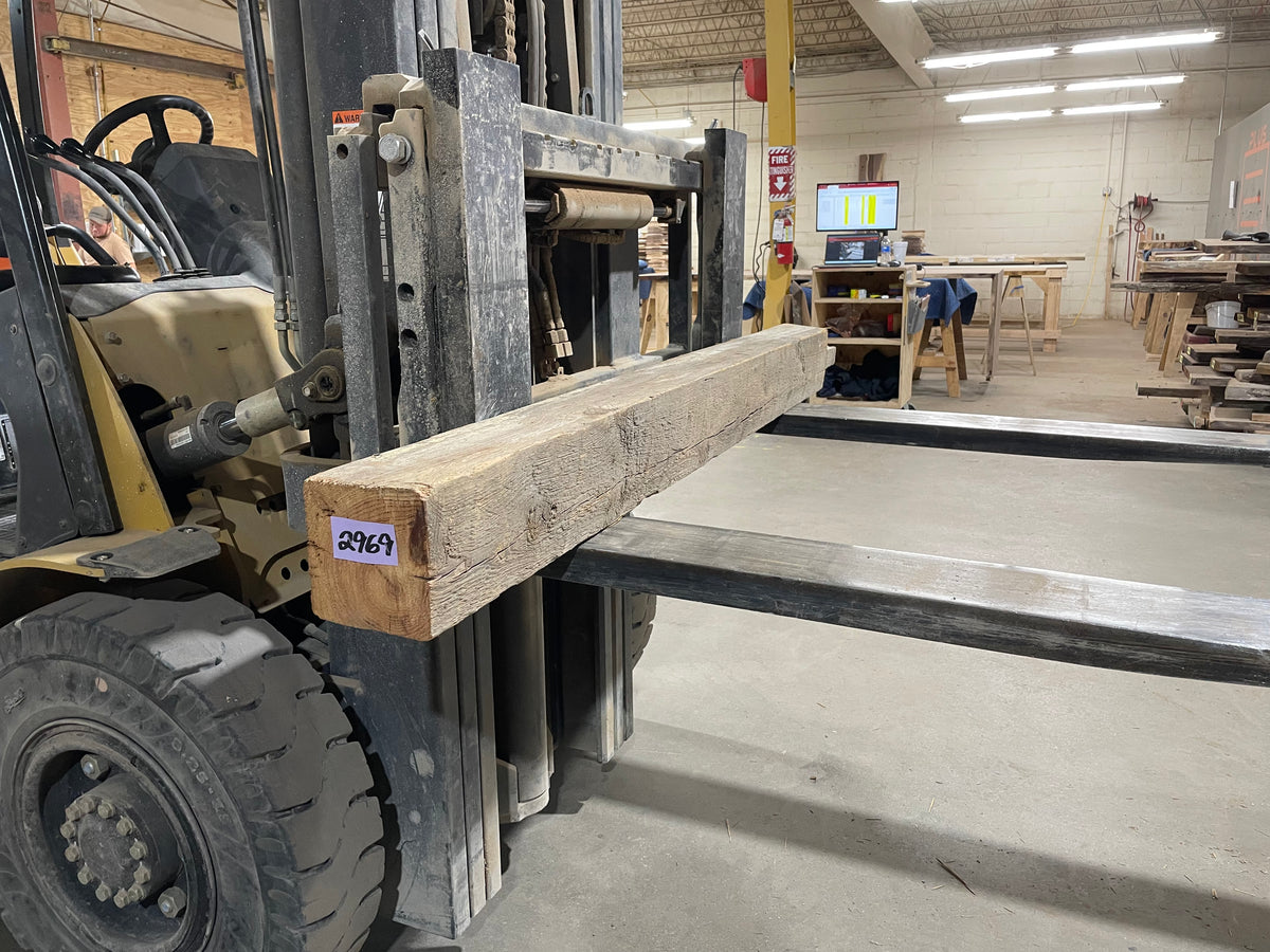 Yellow Pine Barn Beam (2969) 74” L X 5.5-6” W X 6” T