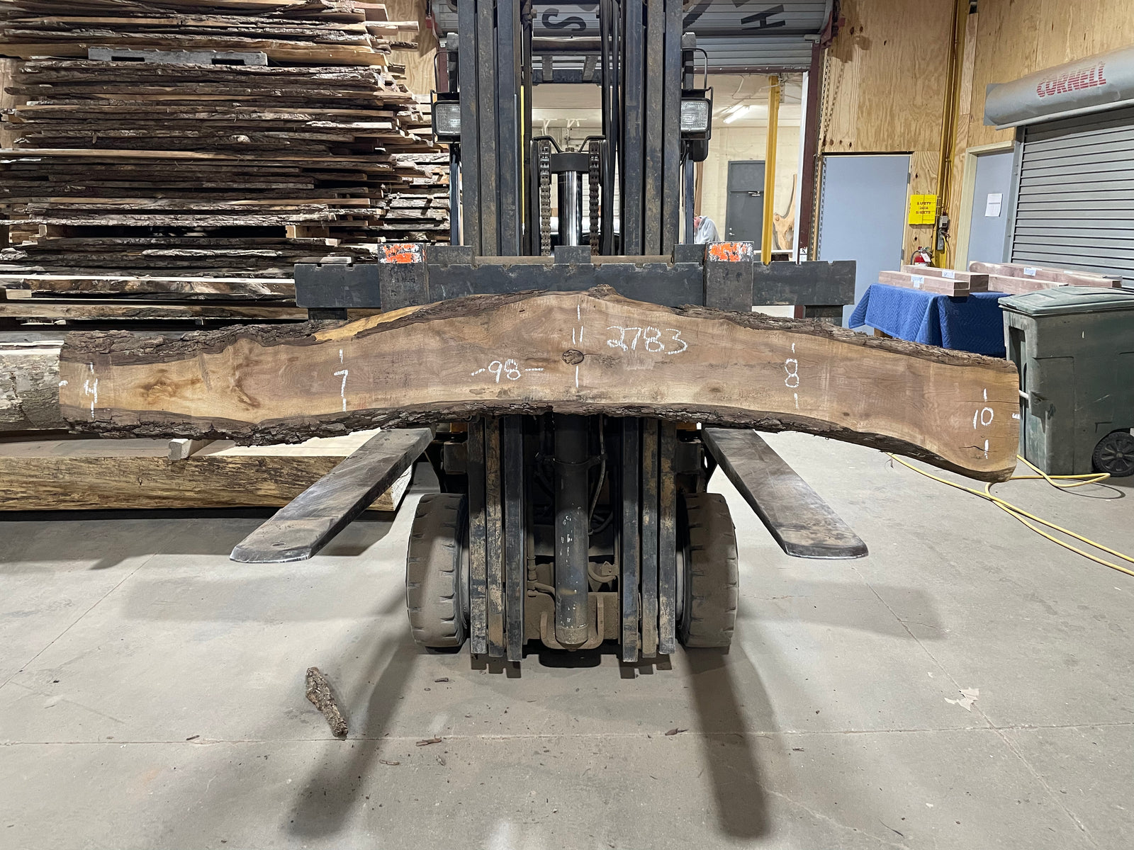 BLACK WALNUT (2783)  98” L x 4-11” W x 2.25” T