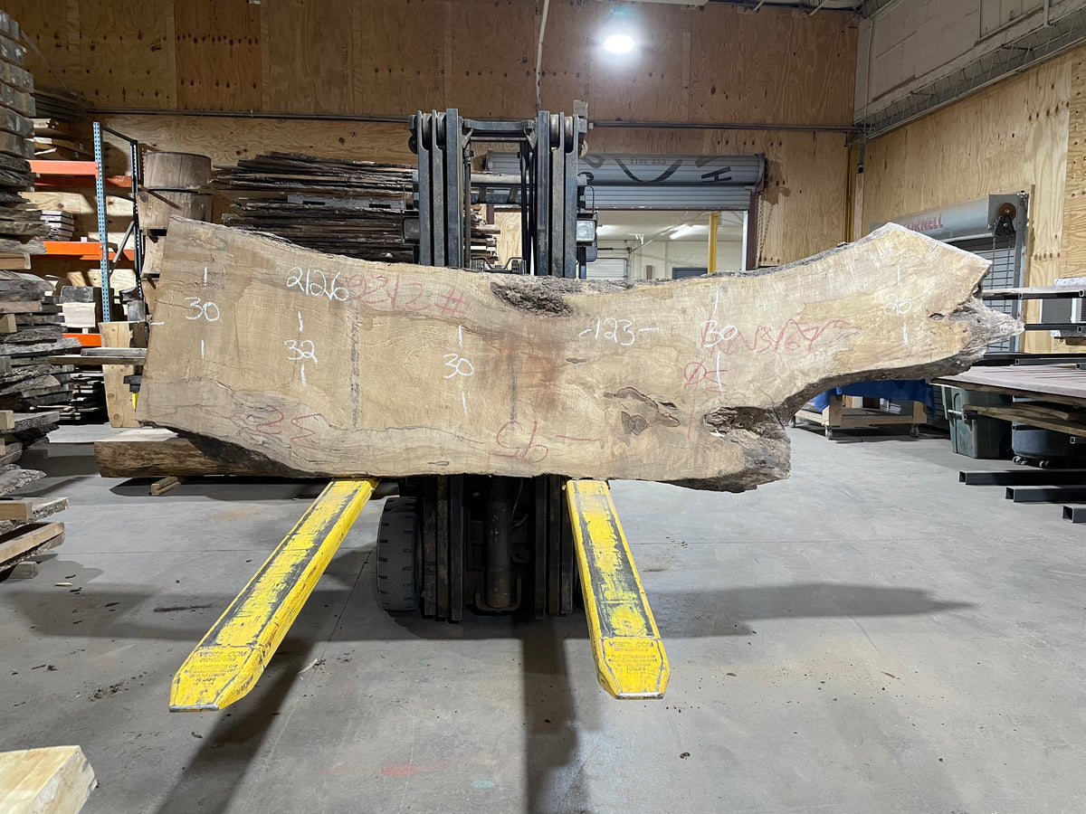 Maple - soft (2126) 123&quot; L x 20-32&quot; W x 2.5&quot; T