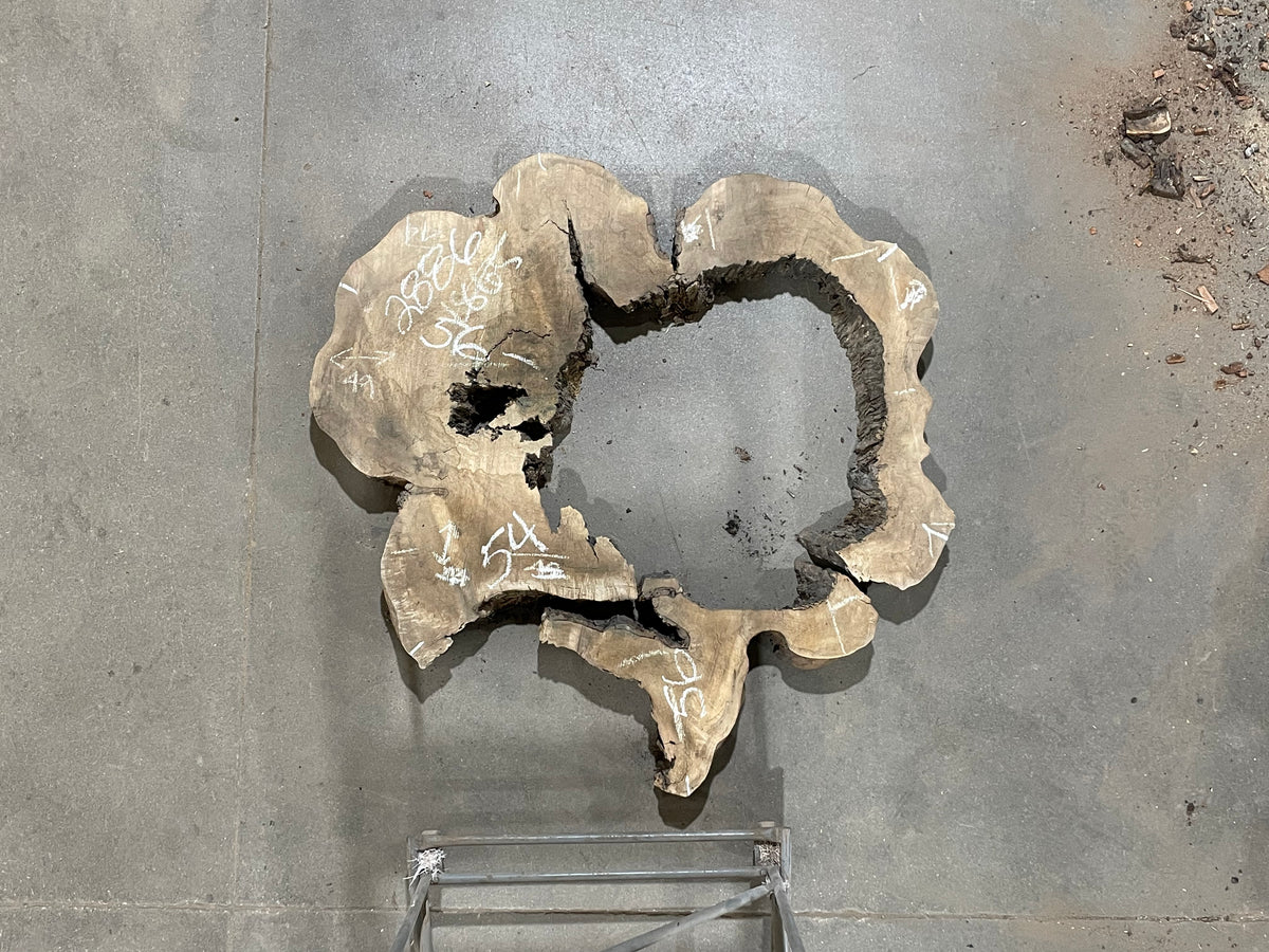 Maple Crosscut (2886)  56” L x 56” W x 4.5” T