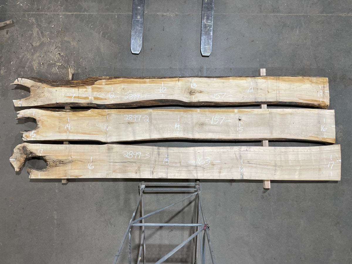Maple - set (2899) 163&quot; L x 36-47&quot; W x 2.5&quot; T