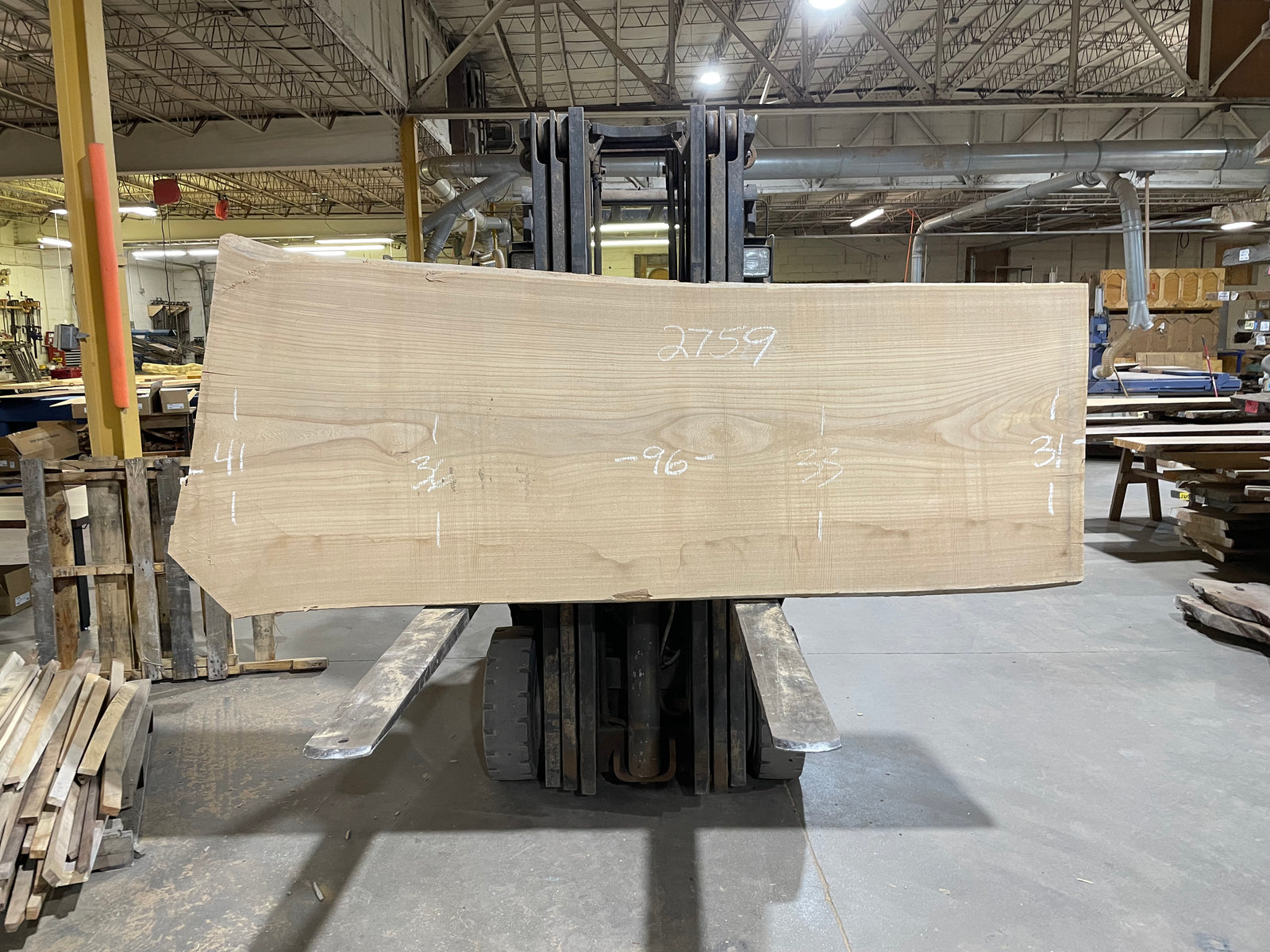 SIBERIAN ELM (2759) 96” L X 31-41” W X 3” T