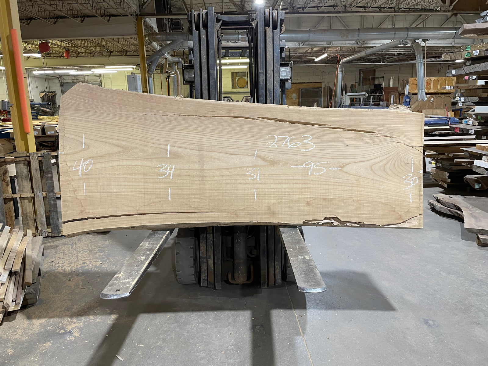 SIBERIAN ELM (2763) 95” L X 30-40” W X 3” T