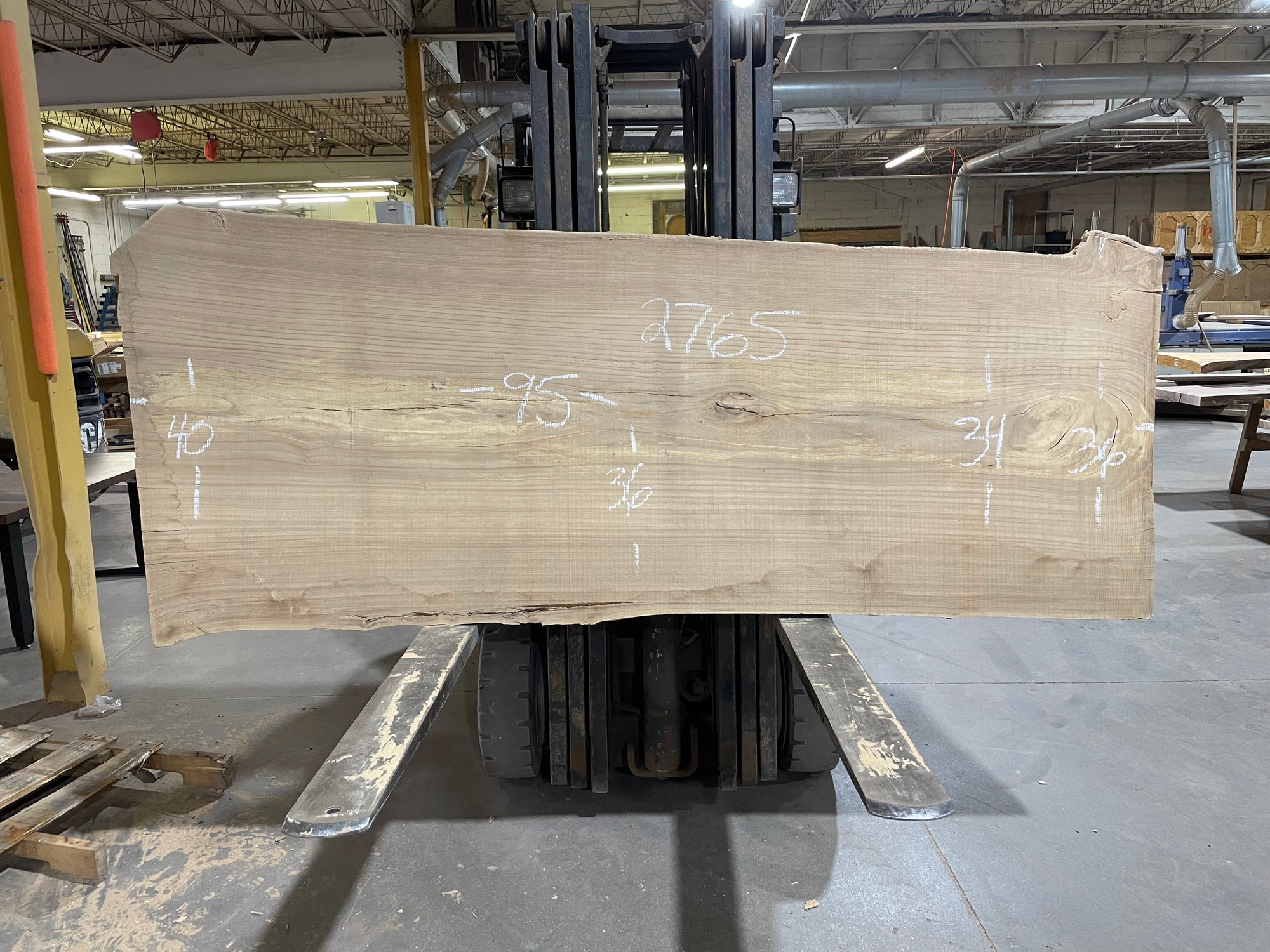 SIBERIAN ELM (2765) 95” L X 32-40” W X 3” T