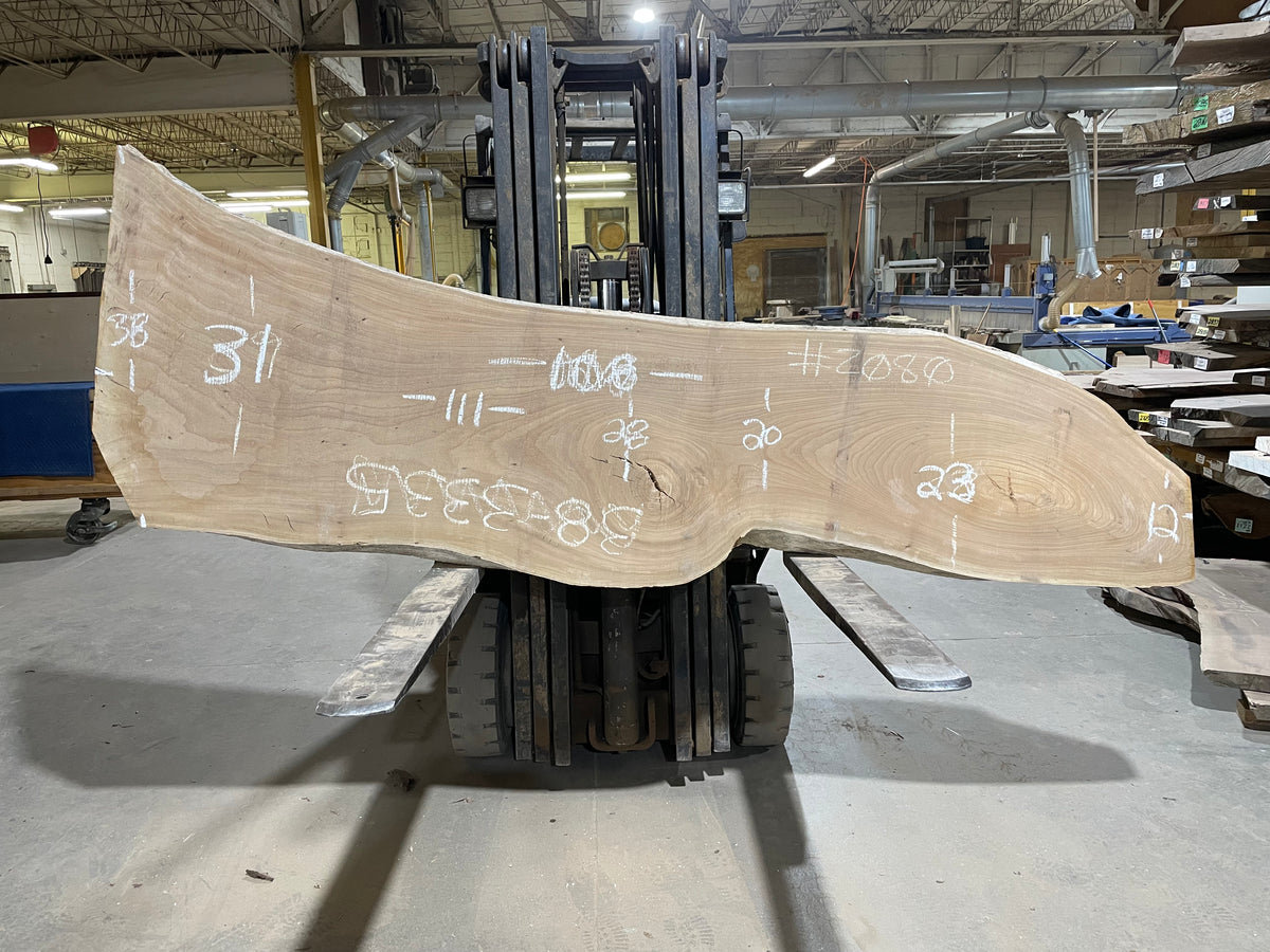 Red Elm (2080) 111” L x 12-38” W x 2.5” T