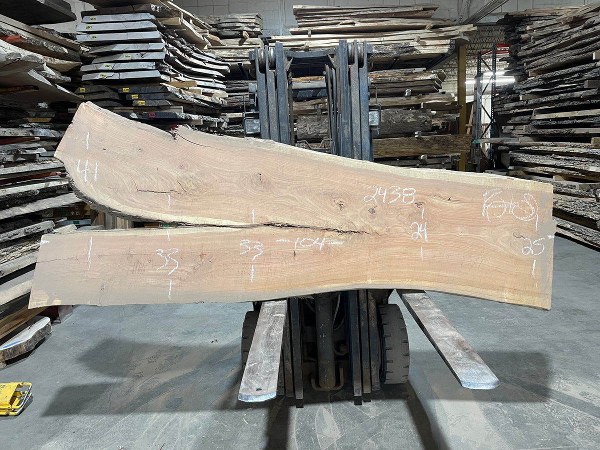 Honey Locust (2438) 104” L x 24-41” W x 3” T