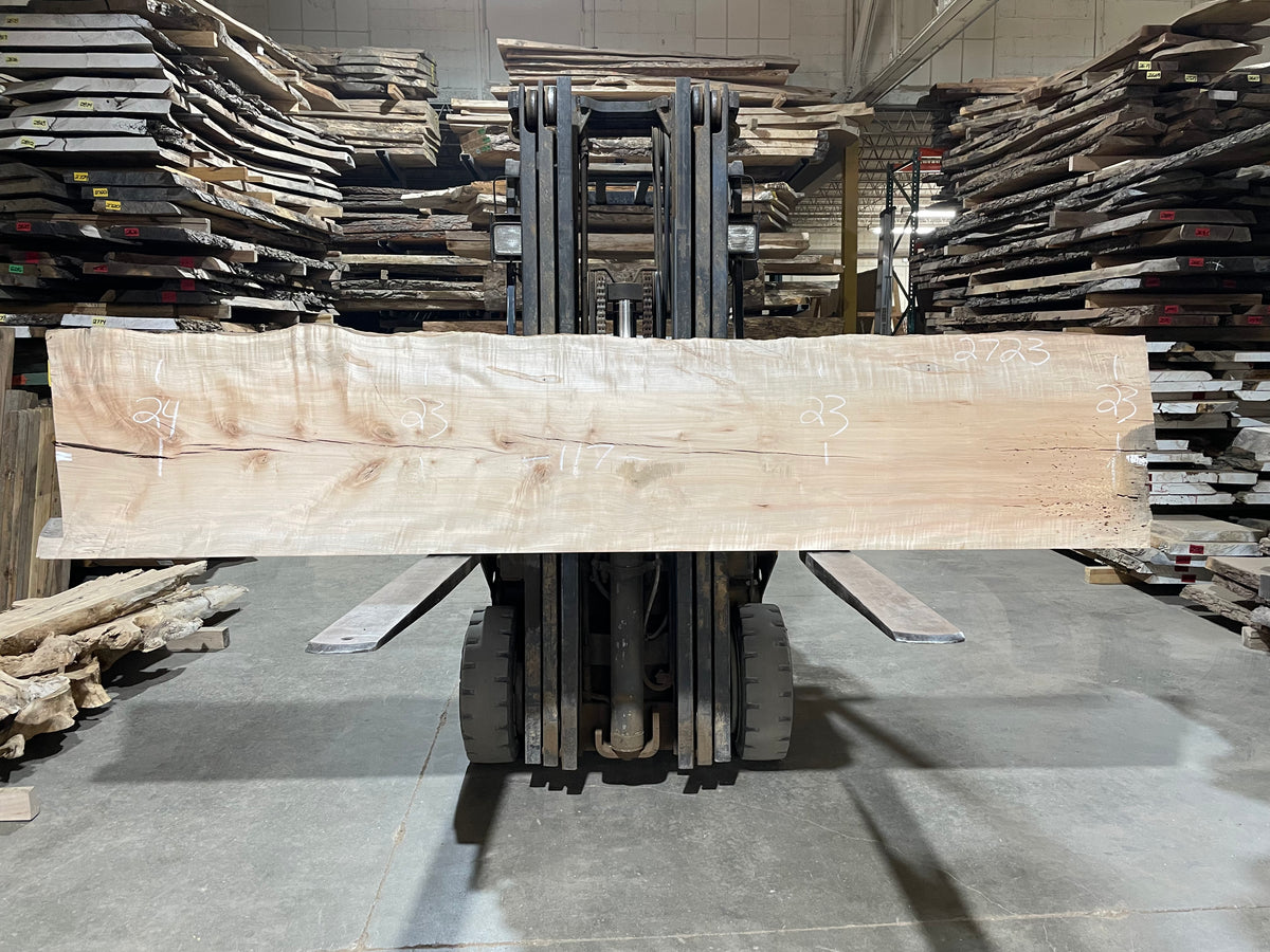 Maple (2723) 118” L x 24-27” W x 2.75” T