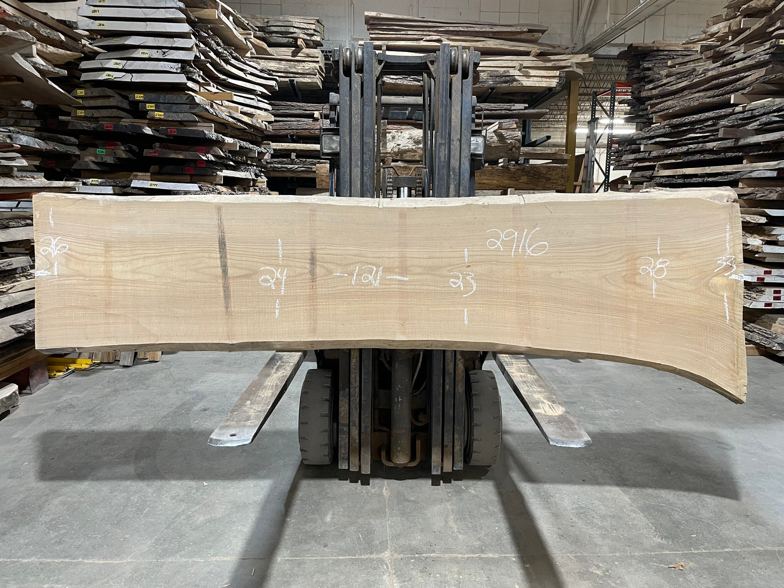 SIBERIAN ELM - (2916) 121” L X 23-33” W X 3” T