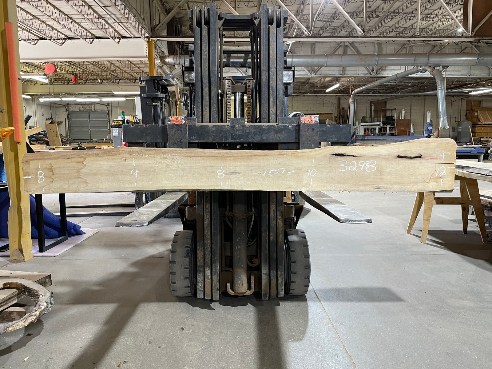 Sycamore (3298) 107” L x 8-12” W x 2.5” T