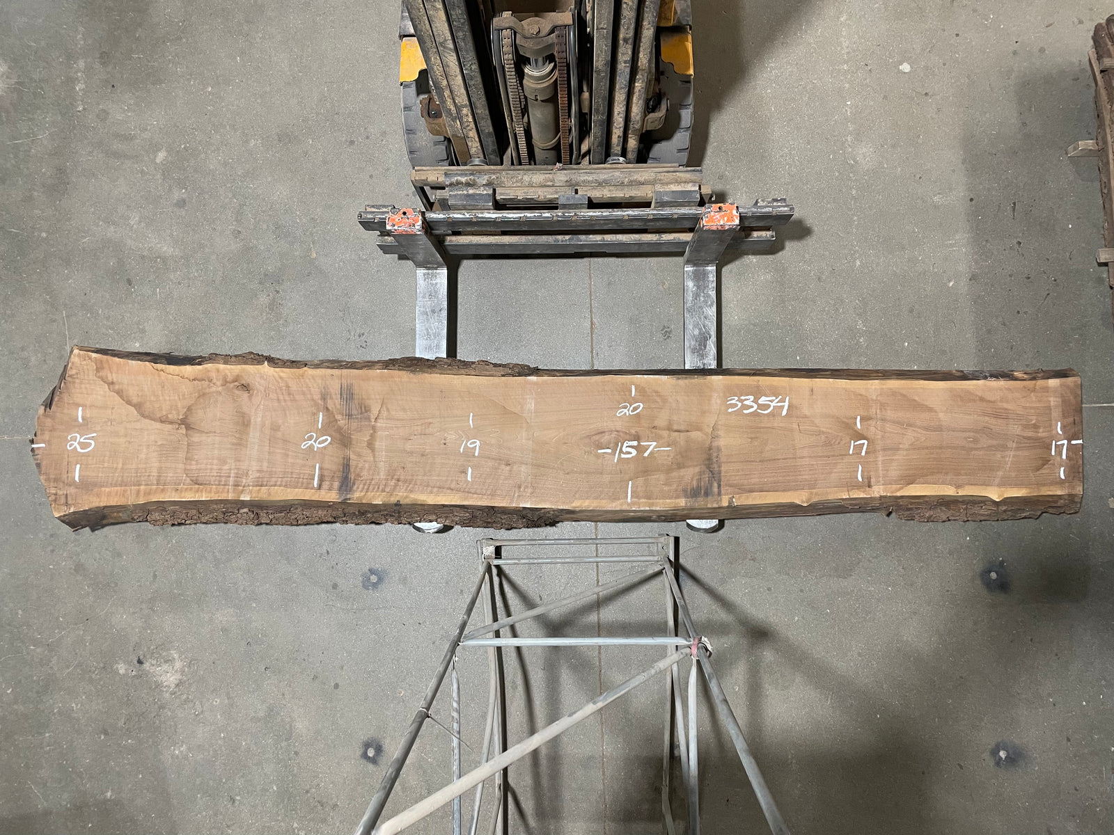 BLACK WALNUT - (3354)  157” L x 17-25” W x 3” T