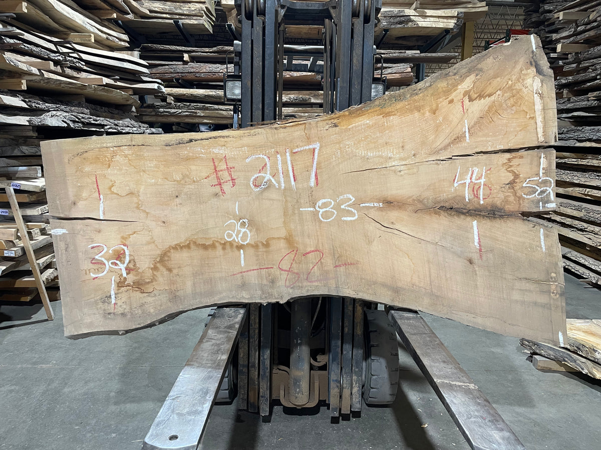 Maple - (2117) 83&quot; L x 28-52&quot; W x 3&quot; T