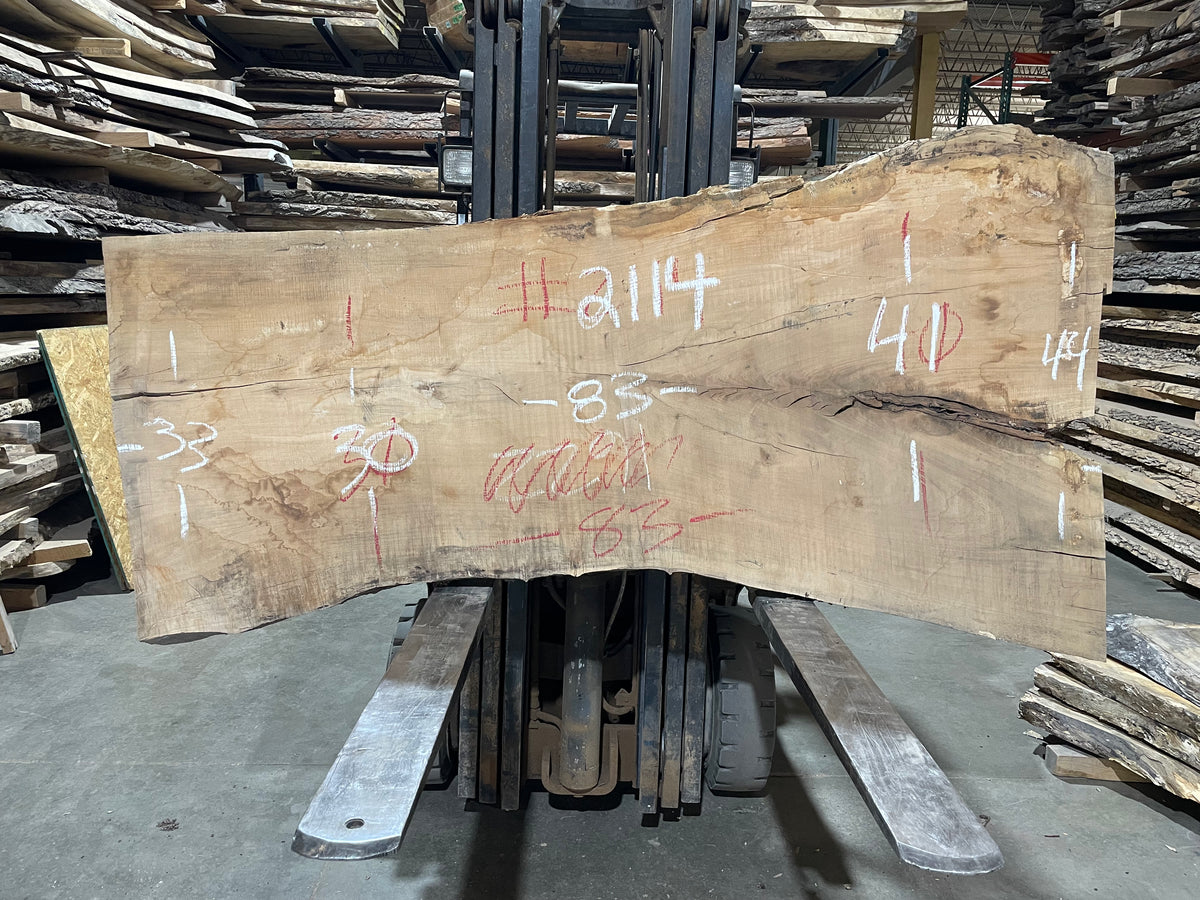 Maple - (2114) 83&quot; L x 30-44&quot; W x 3&quot; T