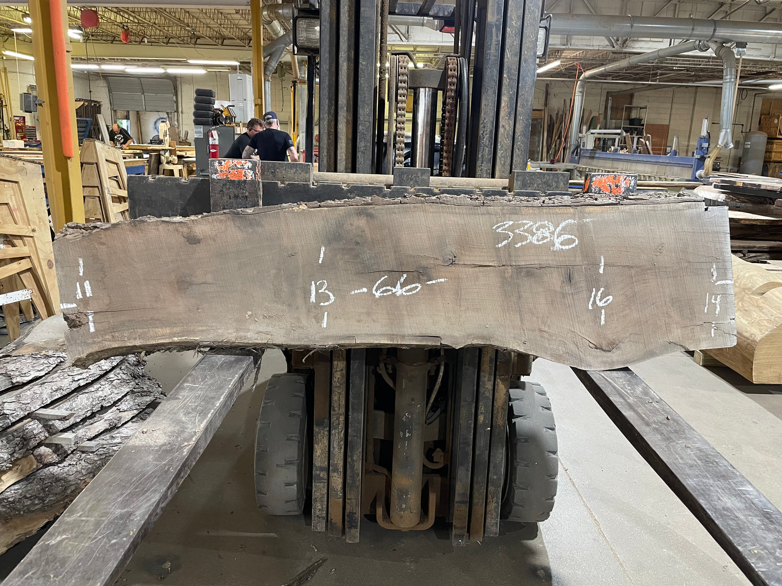 BLACK WALNUT (3386) 66” L x 11-16” W x 3” T