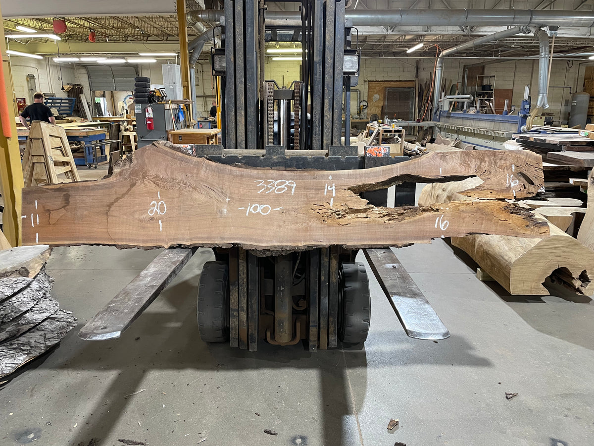 BLACK WALNUT (3389) 101” L x 7-19” W x 2” T