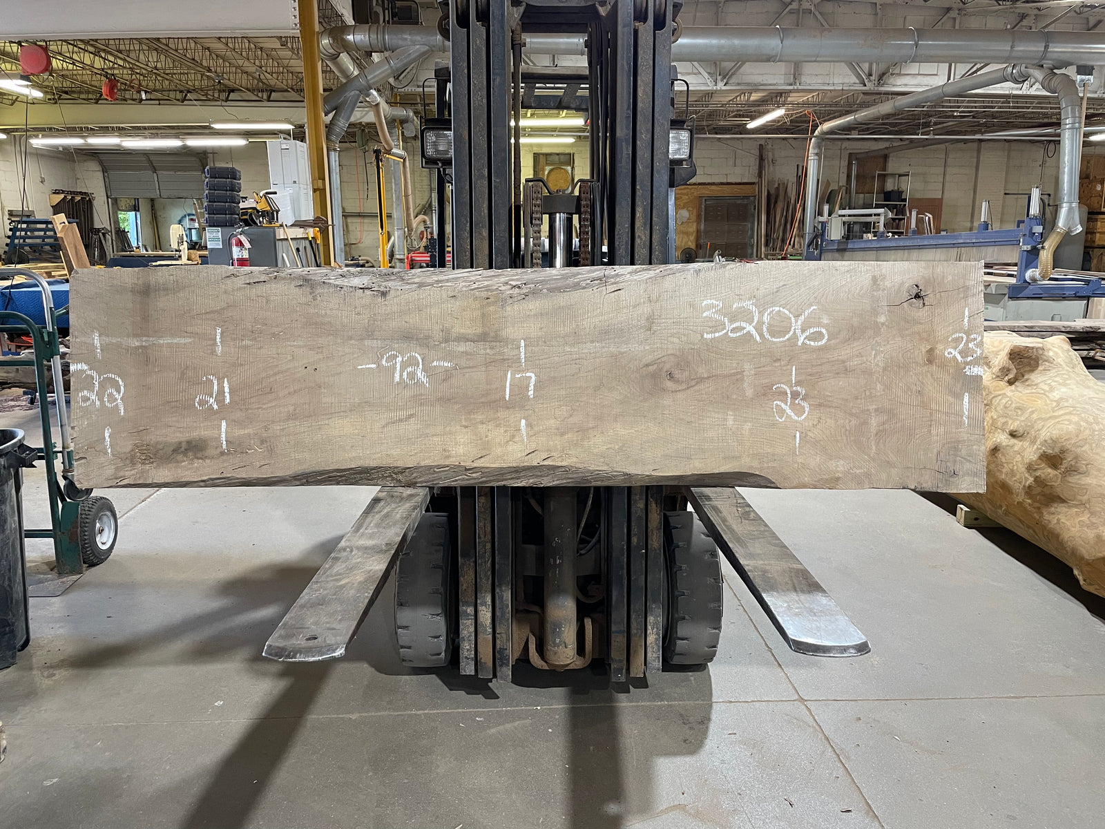 Pecan - (3206) 92" L x 17-23" W x 3.25 T