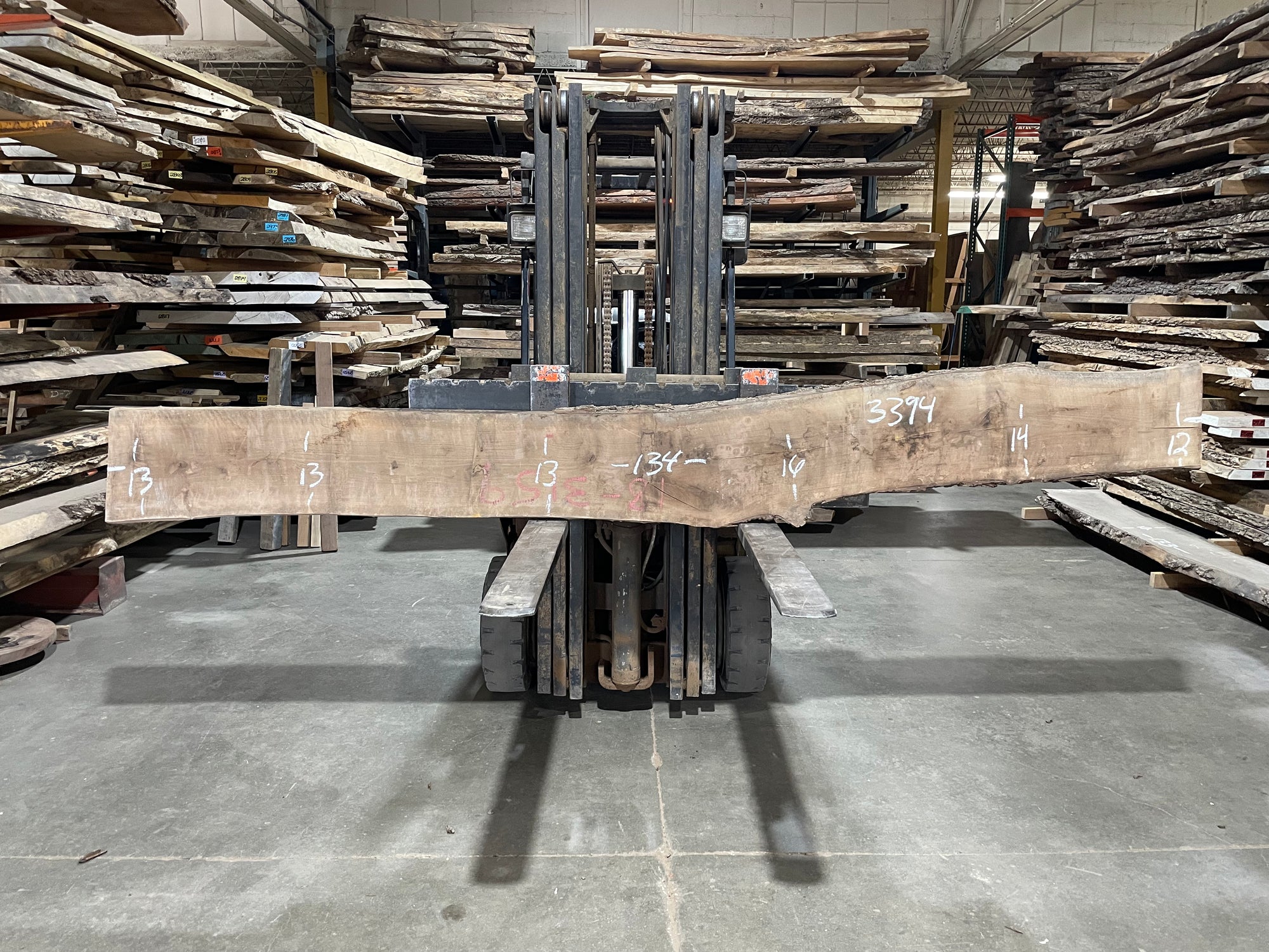 Black Walnut (3394) 134” L x 12-16” W x 2.25"