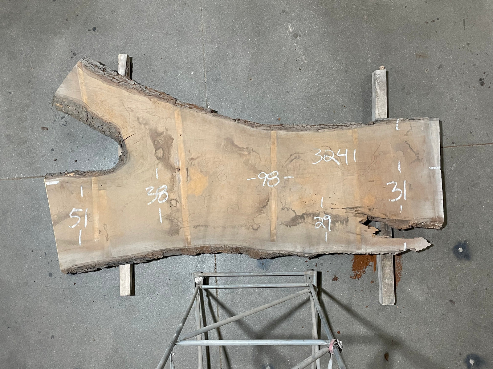 Cherry (3241) 98” L x 29-51" W x 3” T