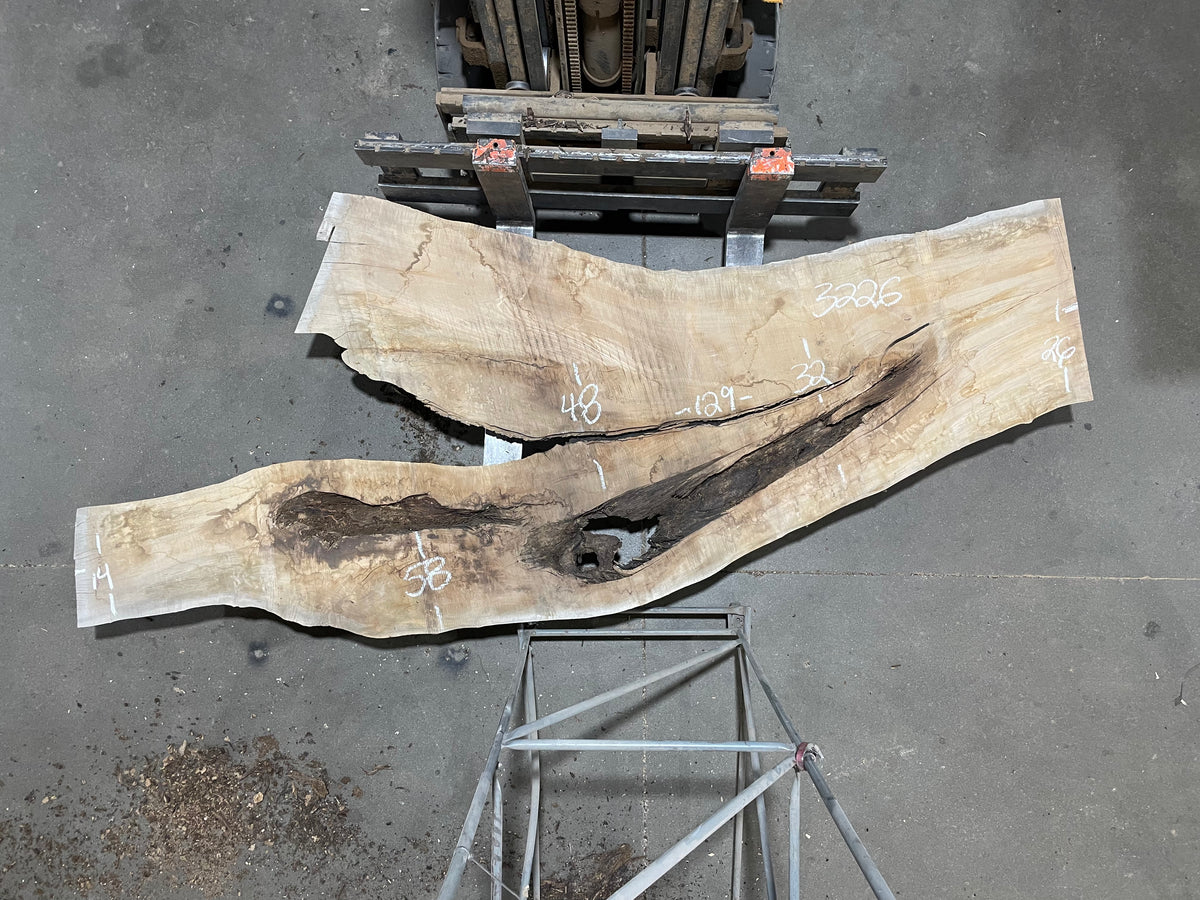 Maple - (3226) 128" L x 11-50" W x 3 T