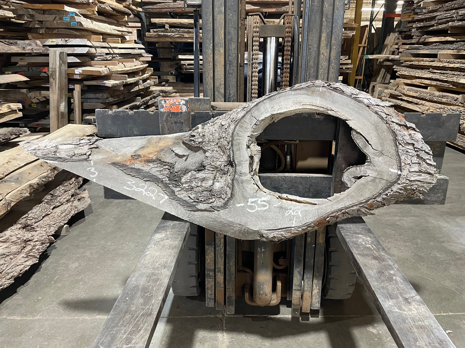 Maple - (3227) 55" L x 3-22" W x 2.25 T