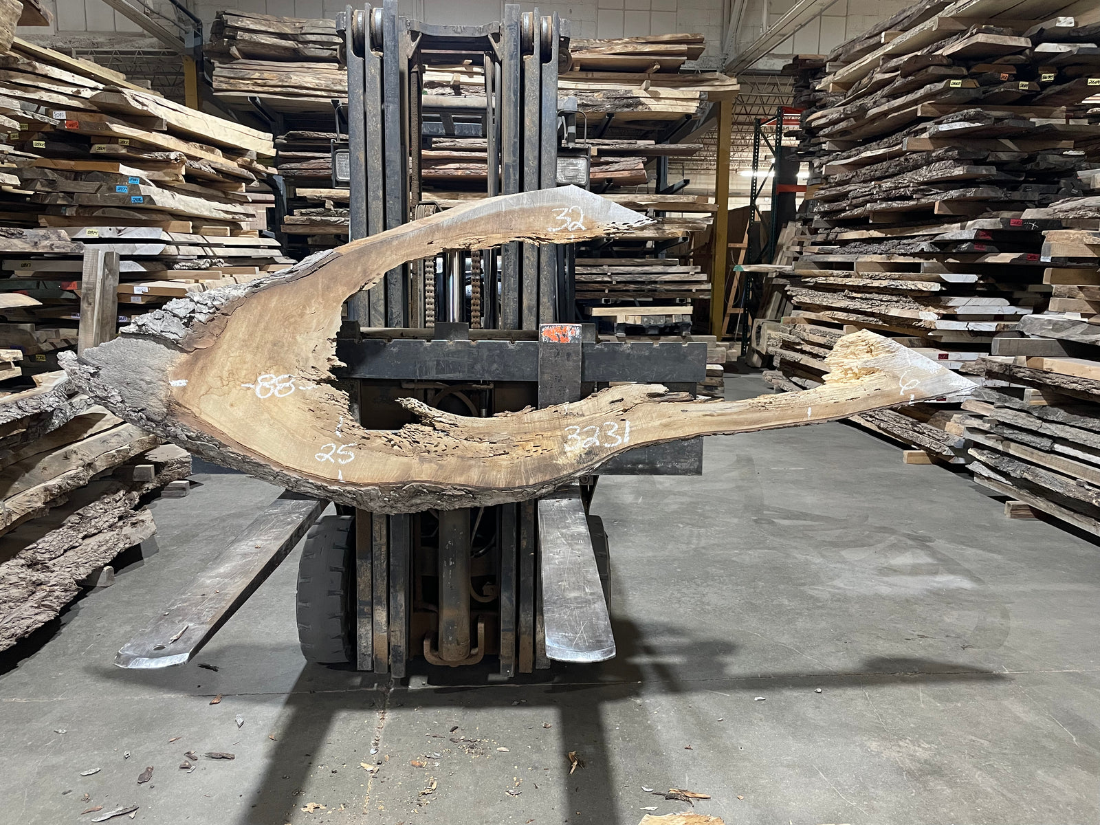 Maple - (3231) 88" L x 1-32" W x 2.5 T