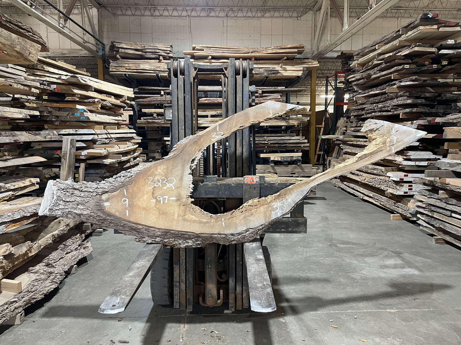 Maple - (3232) 97" L x 9-35" W x 2.5 T