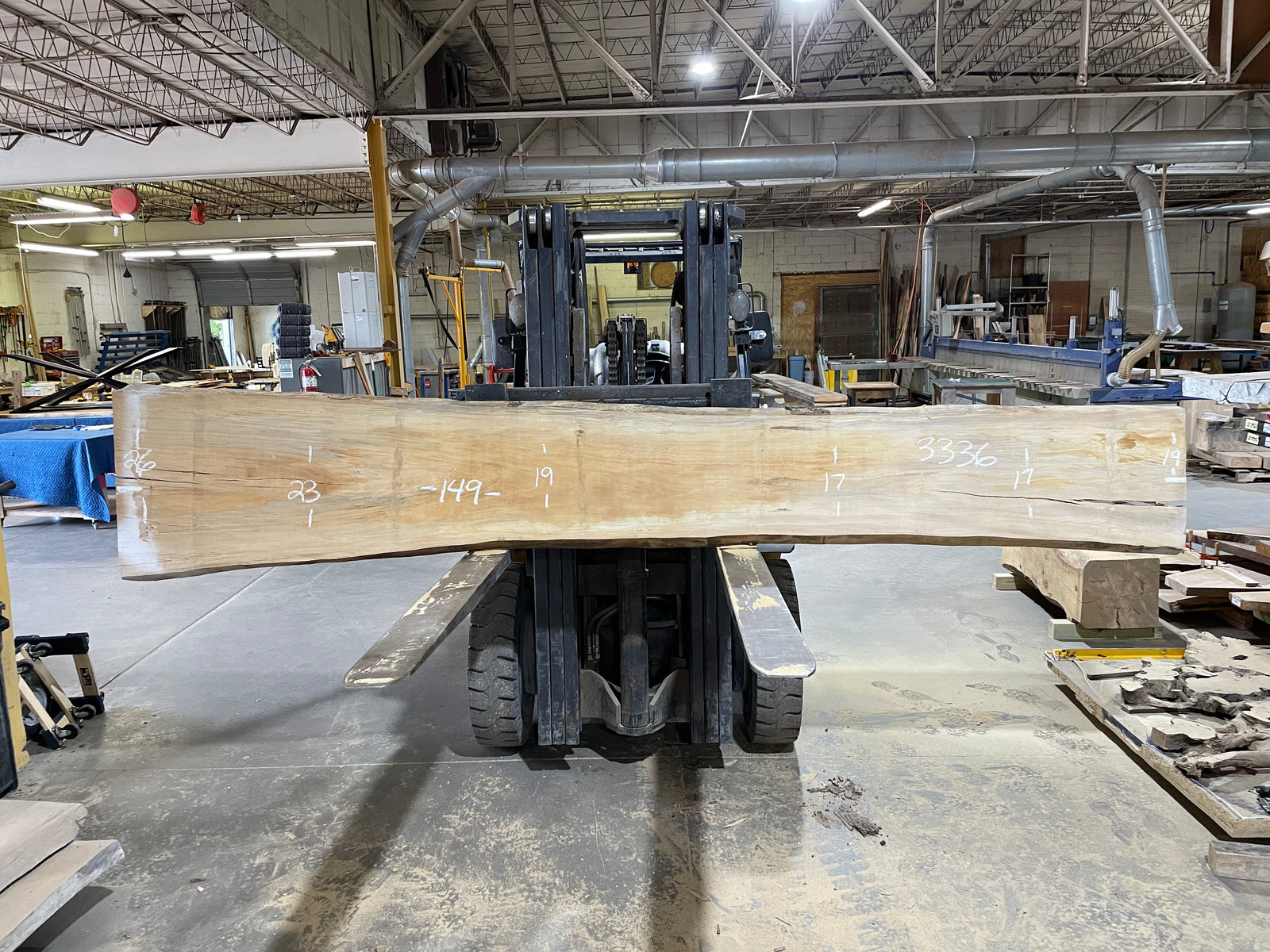 Sycamore (3336) 149” L x 17-26” W x 2.5” T