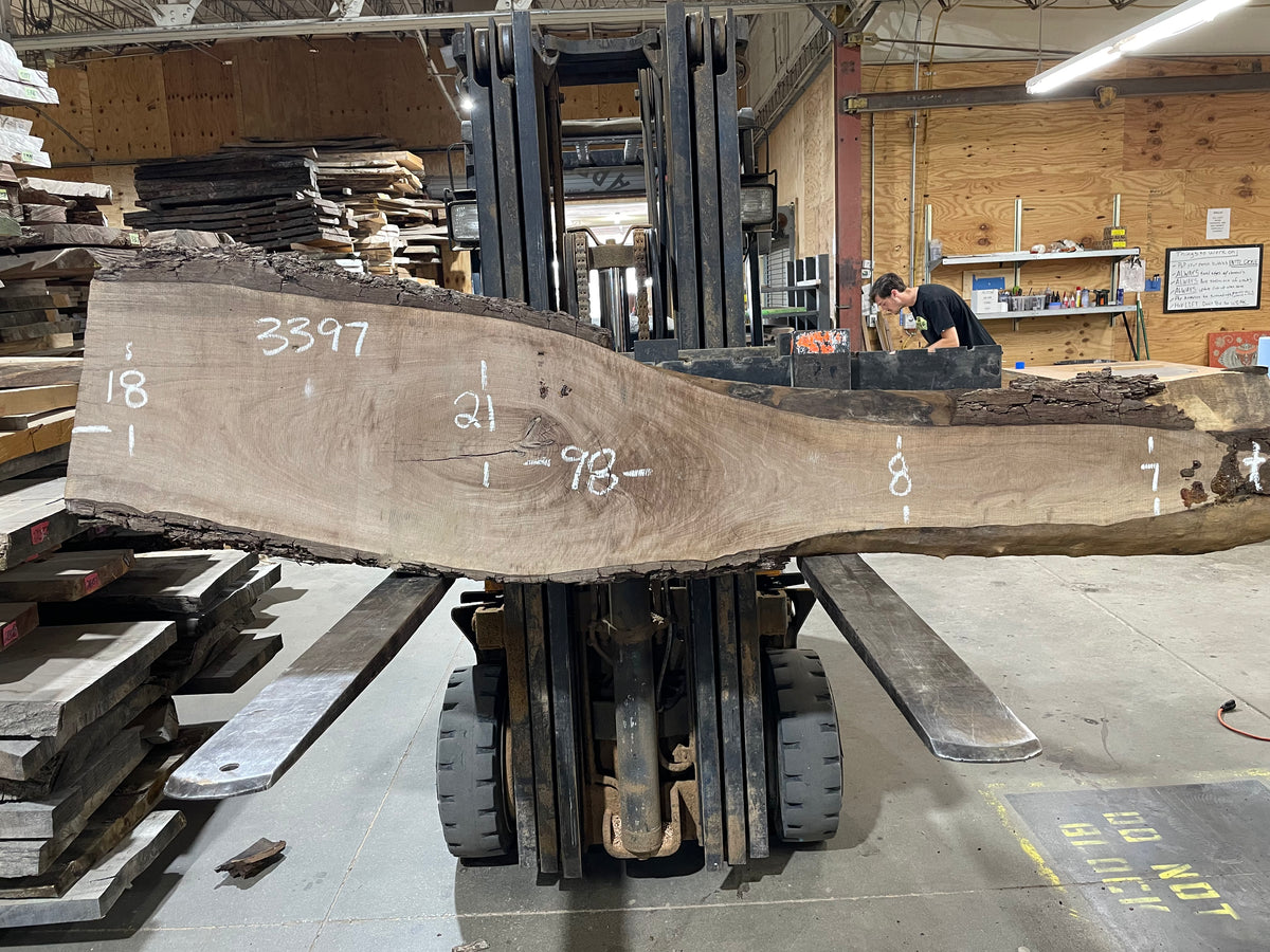 BLACK WALNUT (3397) 98” L x 7-21” W x 2.5” T