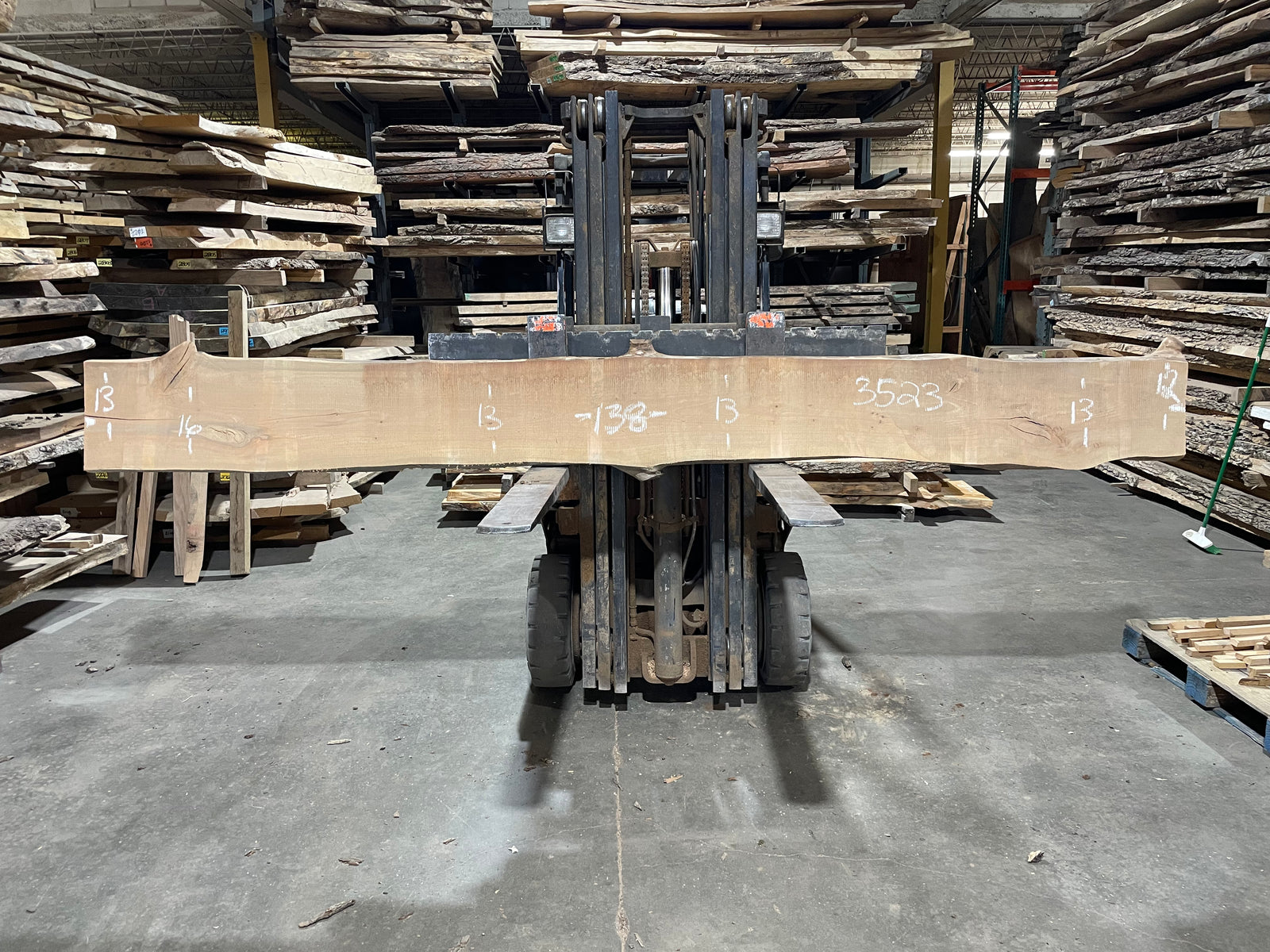 Sweet Gum (3523) 138" L x 12-13" W x 2.25" T