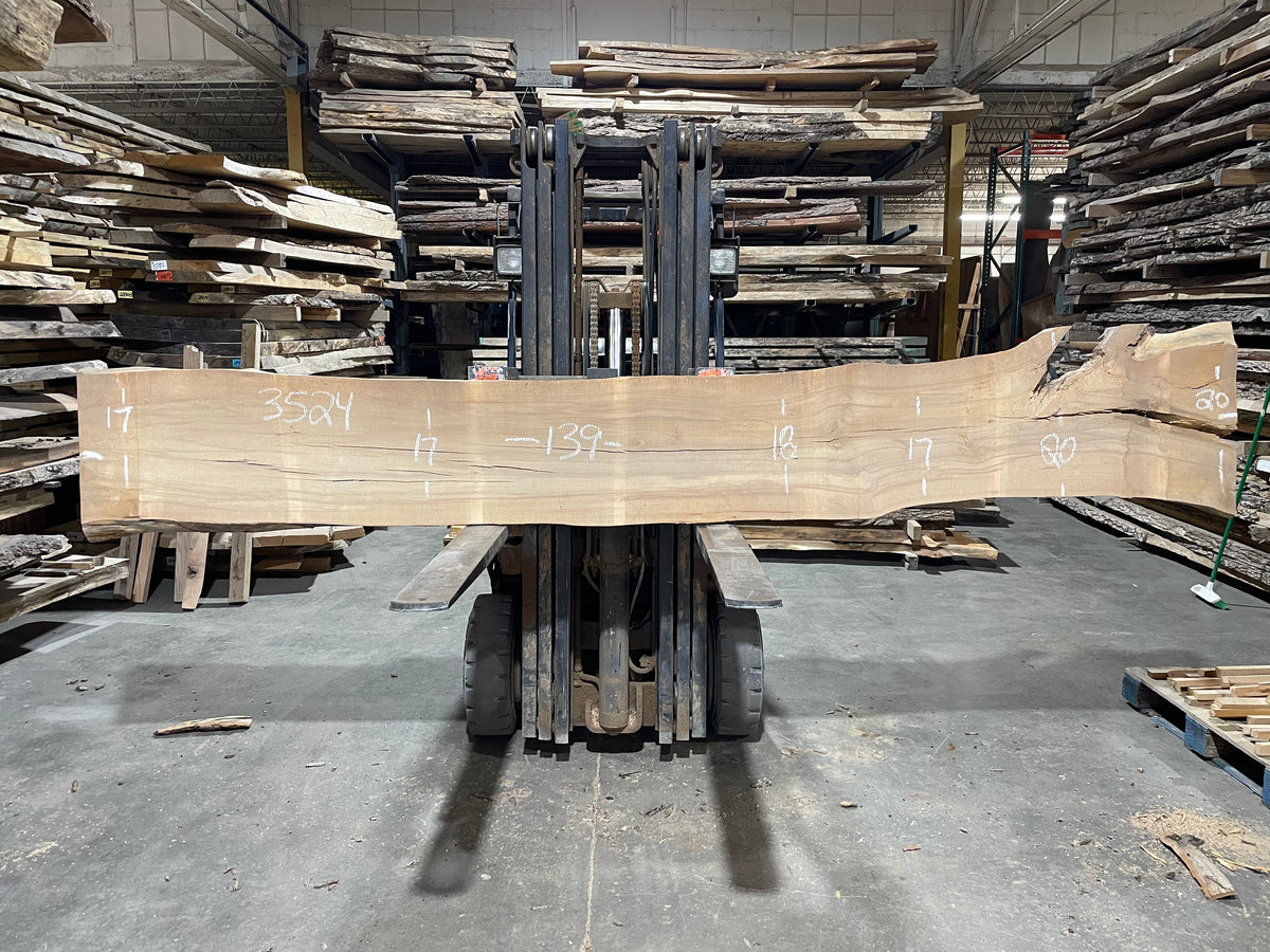 Sweet Gum (3524) 139&quot; L x 17-20&quot; W x 2.5&quot; T