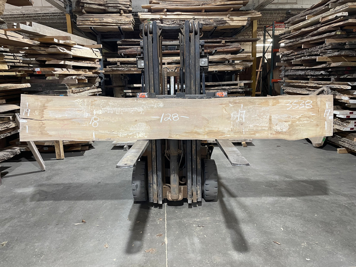 Sycamore (3538) 128” L x 17-19” W x 2.5” T