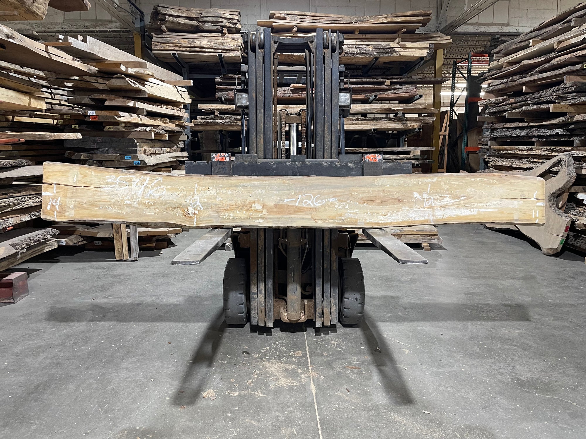 Sycamore (3546) 126” L x 11-14” W x 2.25” T