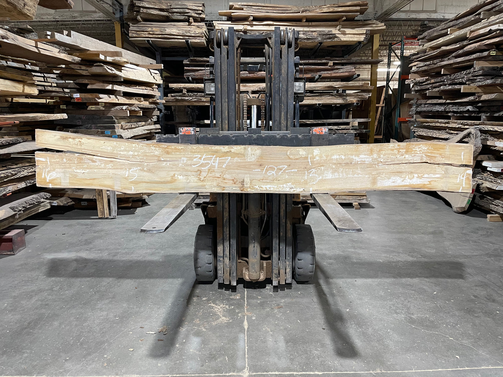 Sycamore (3547) 127” L x 13-16” W x 2” T