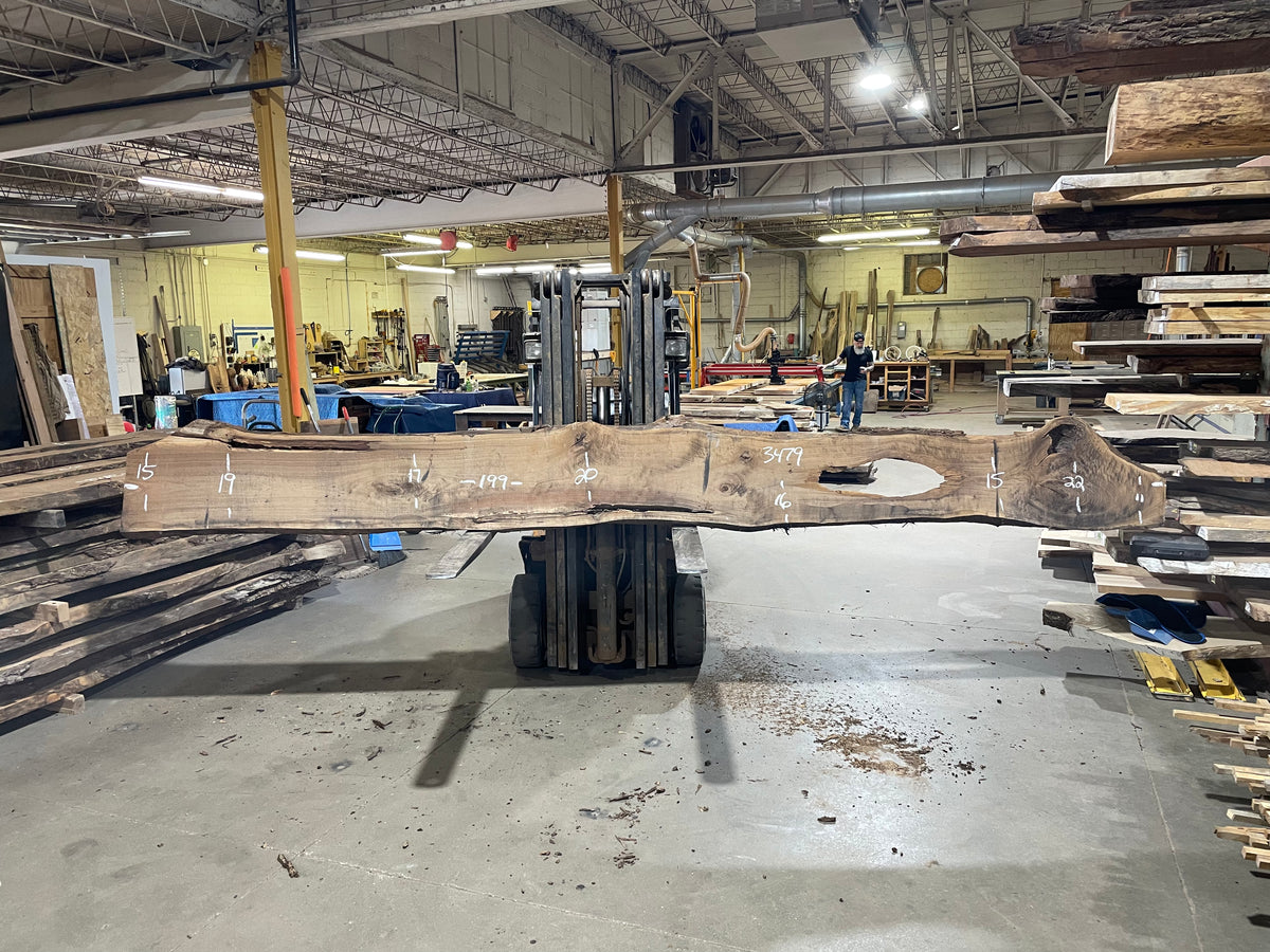 BLACK WALNUT (3479) 199” L x 11-22” W x 2.75” T