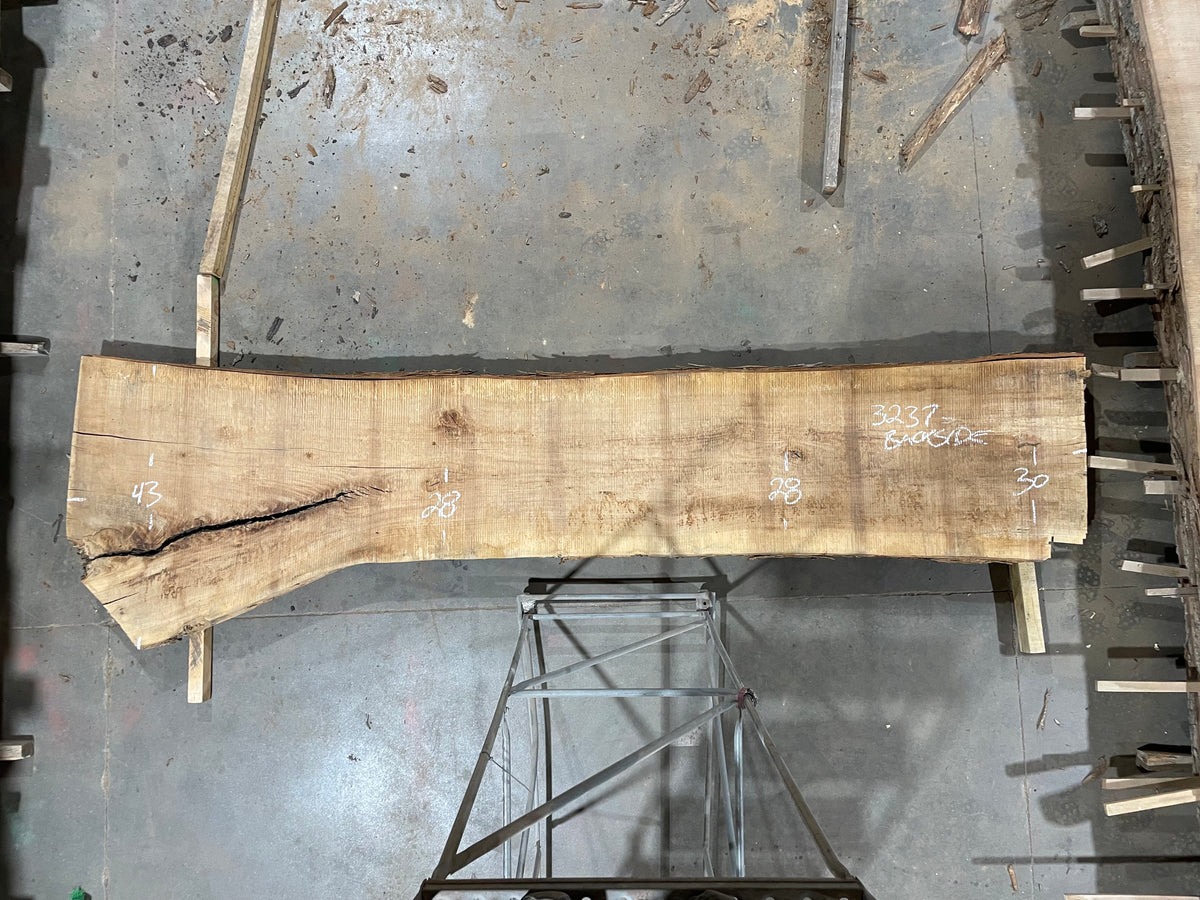 Pecan - (3237) 156&quot; L x 27-43&quot; W x 3 T (BOOKMATCH)