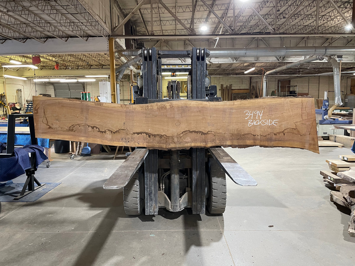 BLACK WALNUT (3494) 128” L x 15-22” W x 2.5” T