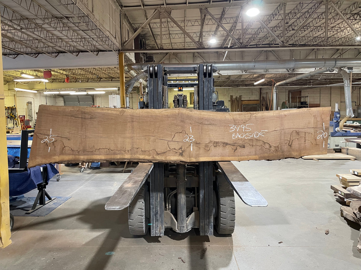 BLACK WALNUT (3495) 128” L x 20-26” W x 2.5” T