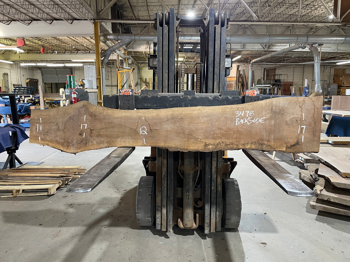 BLACK WALNUT (3498) 90” L x 7-13” W x 2.5” T