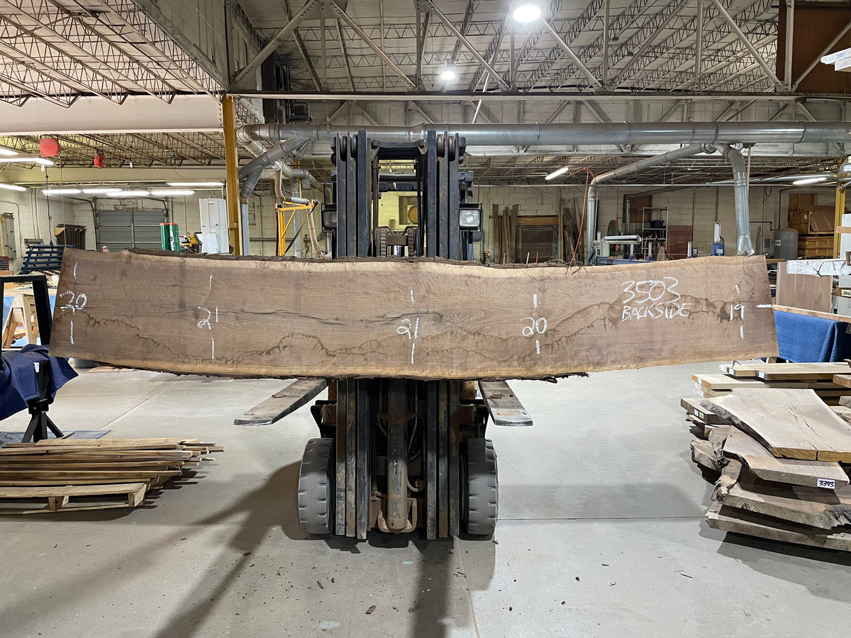 BLACK WALNUT (3503) 131” L x 16-20” W x 2.5” T