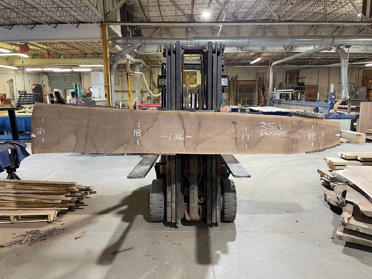 BLACK WALNUT (3511) 124” L x 8-17” W x 2.5” T