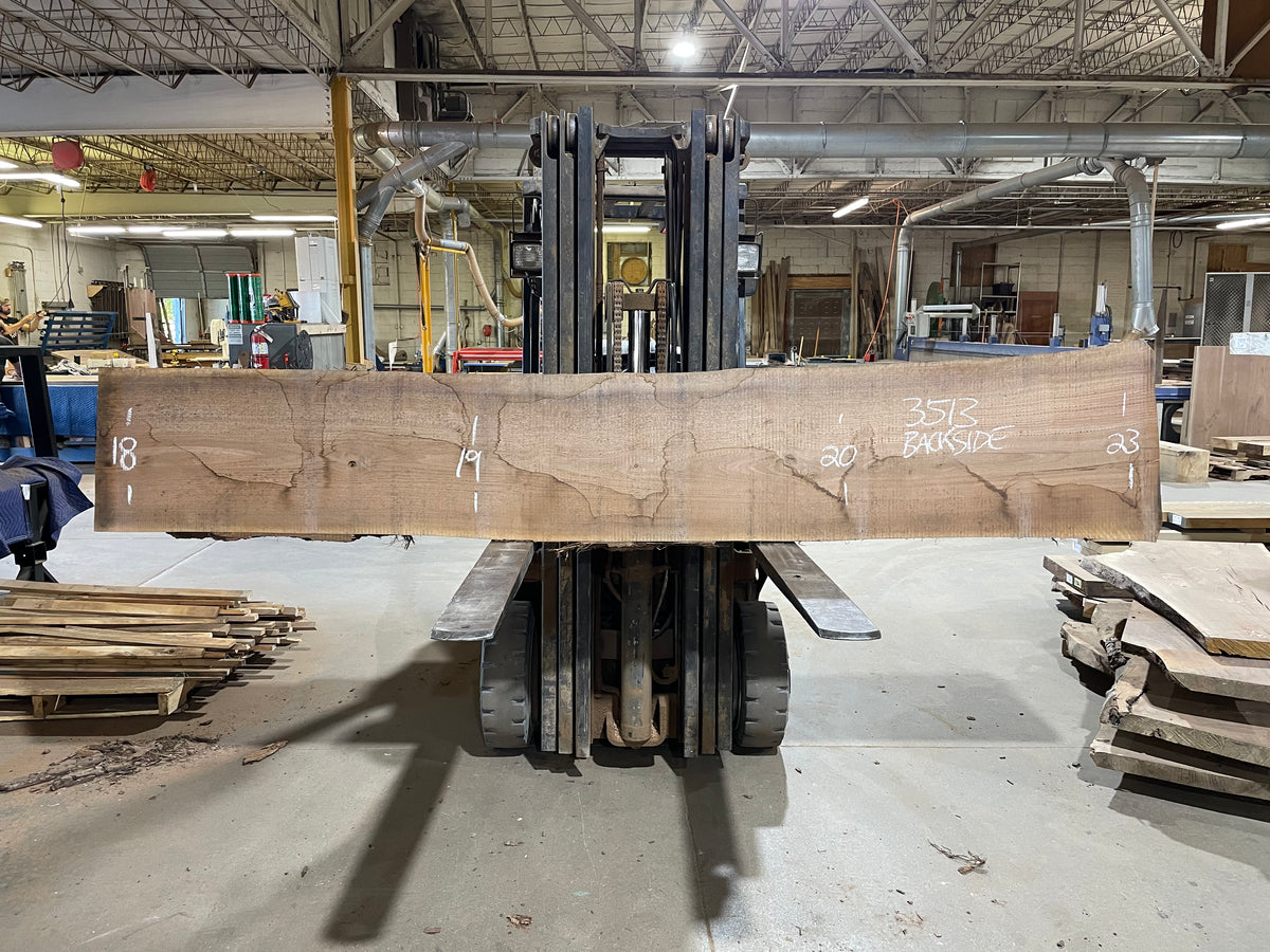 BLACK WALNUT (3513) 122” L x 17-22” W x 2.5” T