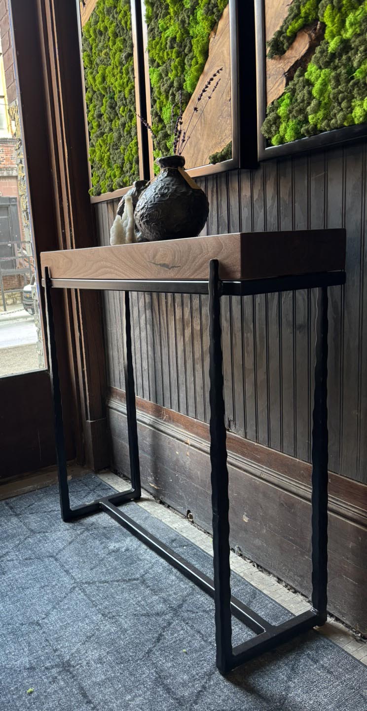 Black Walnut Entryway Table