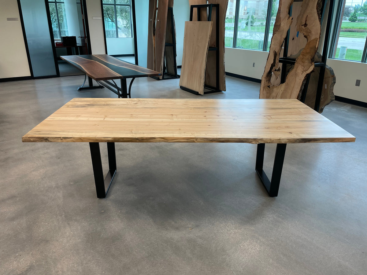 Live Edge Maple Dining Table