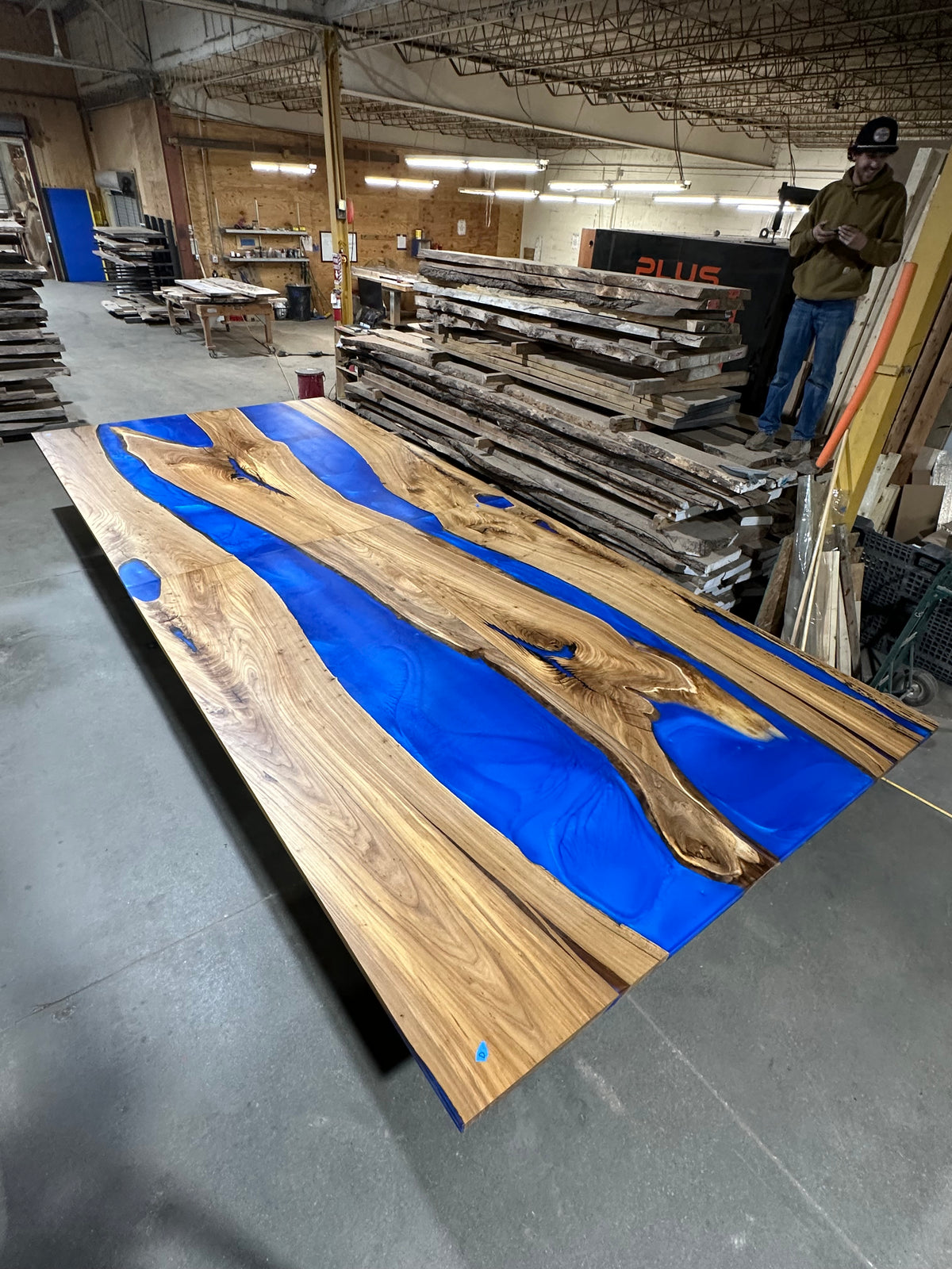 Epoxy River Conference Table