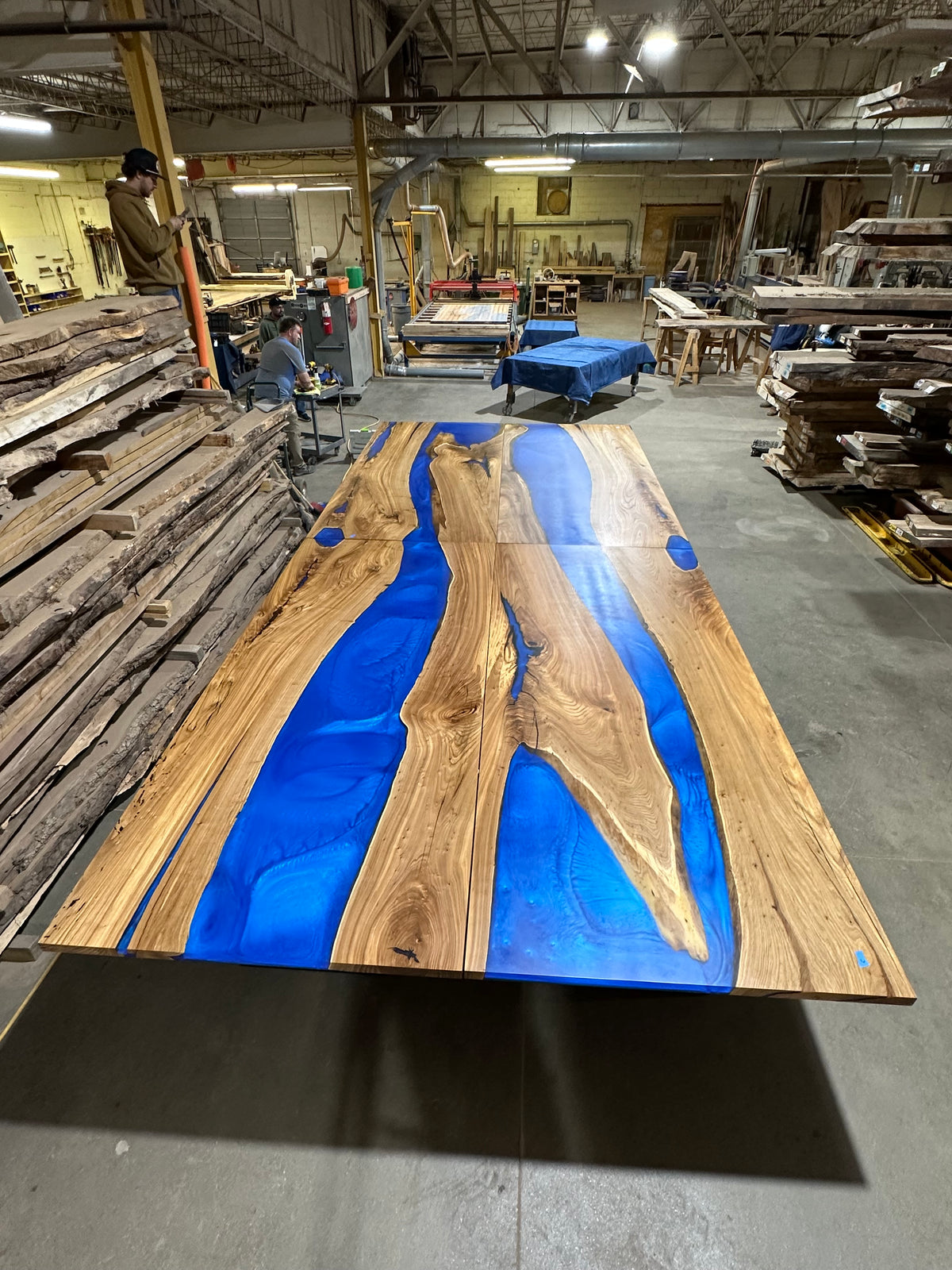 Epoxy River Conference Table