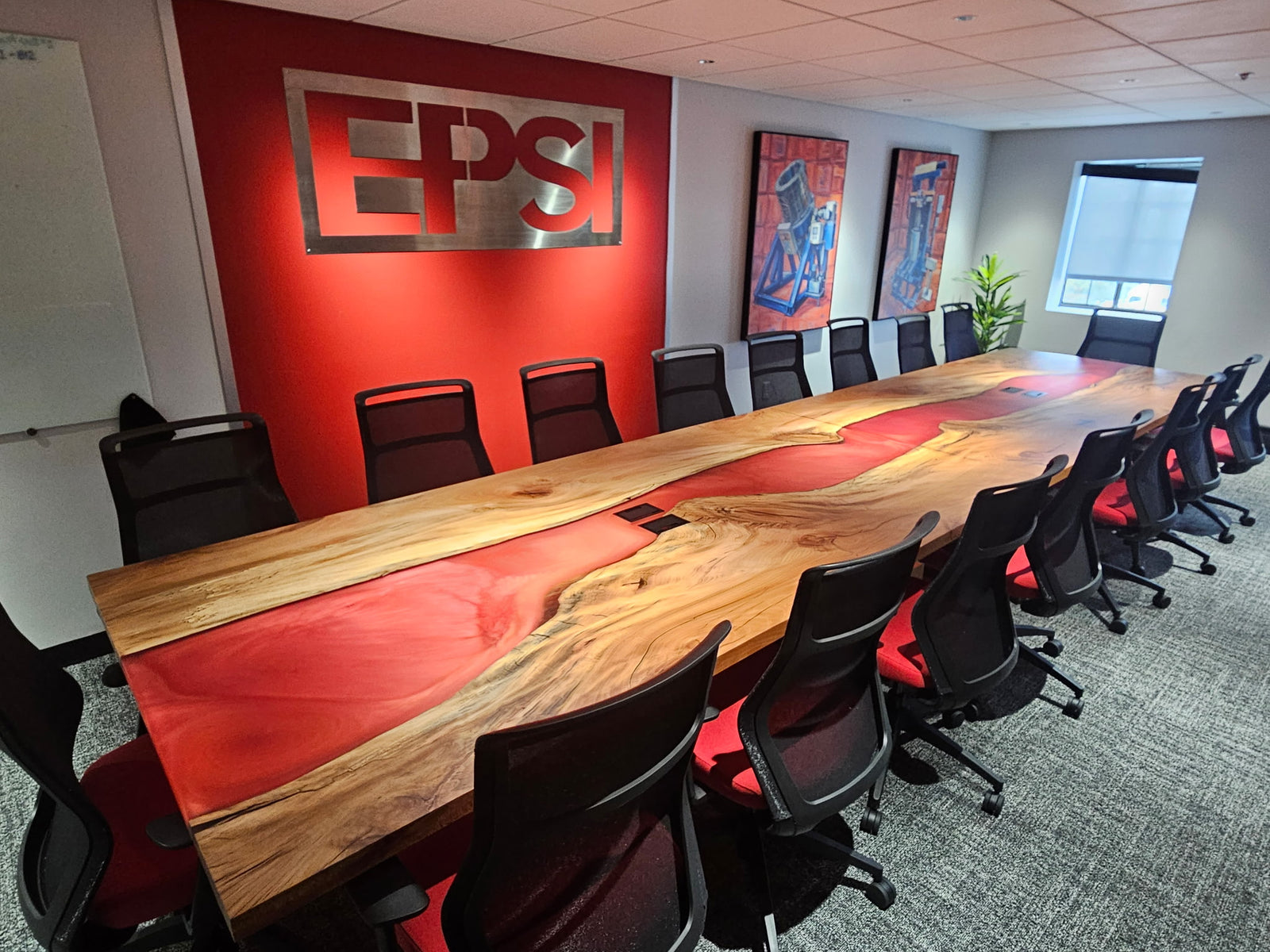 Sycamore Epoxy River Conference Table