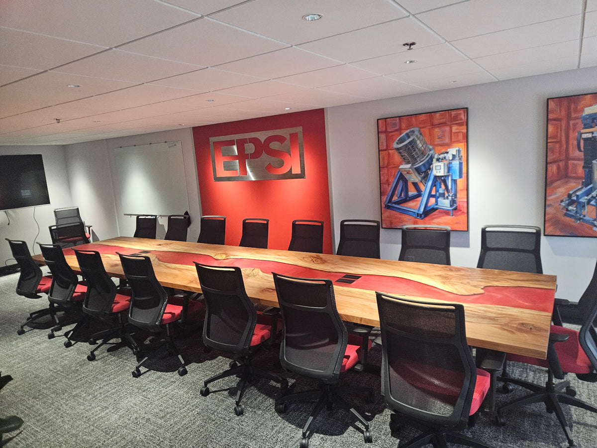 Sycamore Epoxy River Conference Table