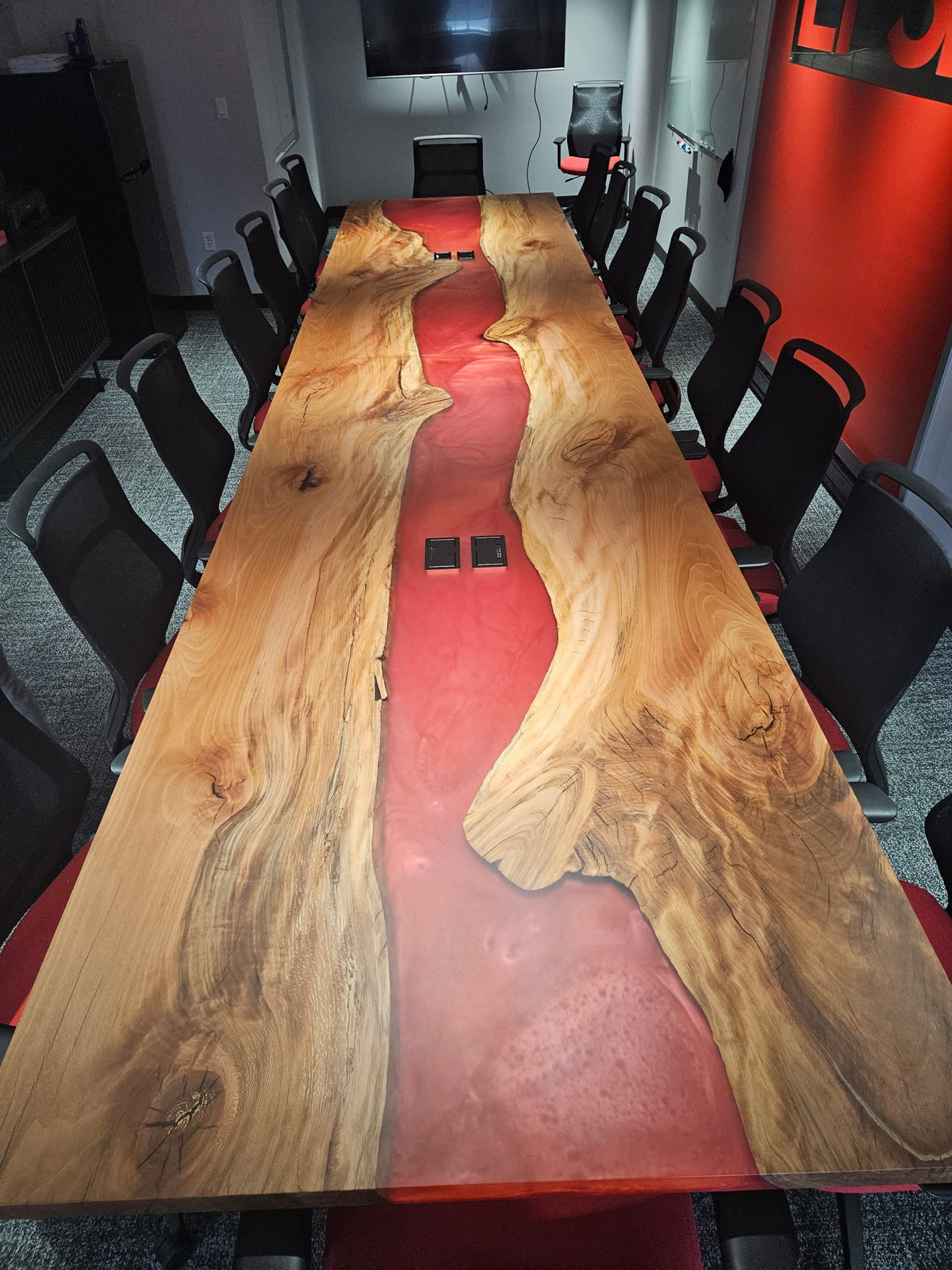 Sycamore Epoxy River Conference Table
